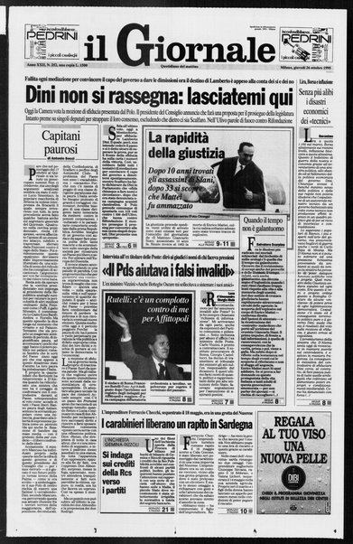 Il giornale : quotidiano del mattino